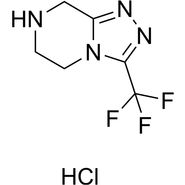 3-Trifluoromethyl-5,6,7,8-tetrahydro-[1,2,4]triazolo[4,3-a]pyrazine hydrochloride (Intermediate Ⅰ of